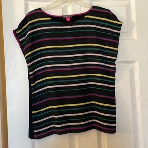 Multi colored stripe shirt